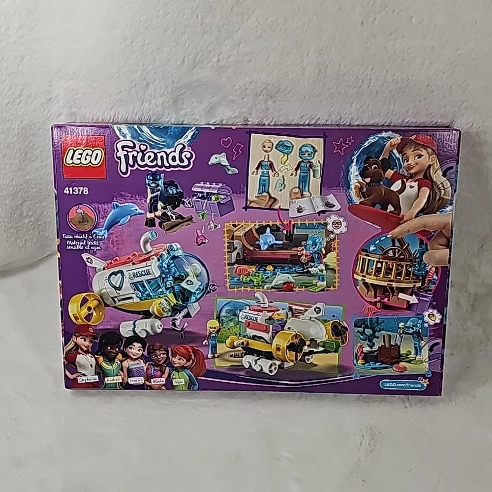 LEGO 41378 Dolphins Rescue Mission Friends Stephanie Kacey submarine